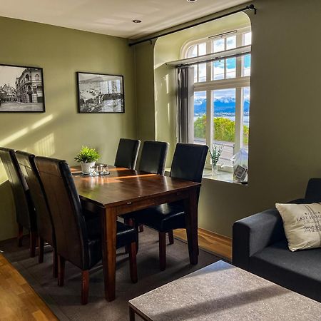 Two-Bedroom City Apartment With Fire Place, Free Parking And Fjordview Terrace - Calm And Central Ålesund Exteriér fotografie
